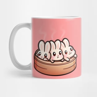 Steamed Buns - Steamer Basket Bunnies Mug